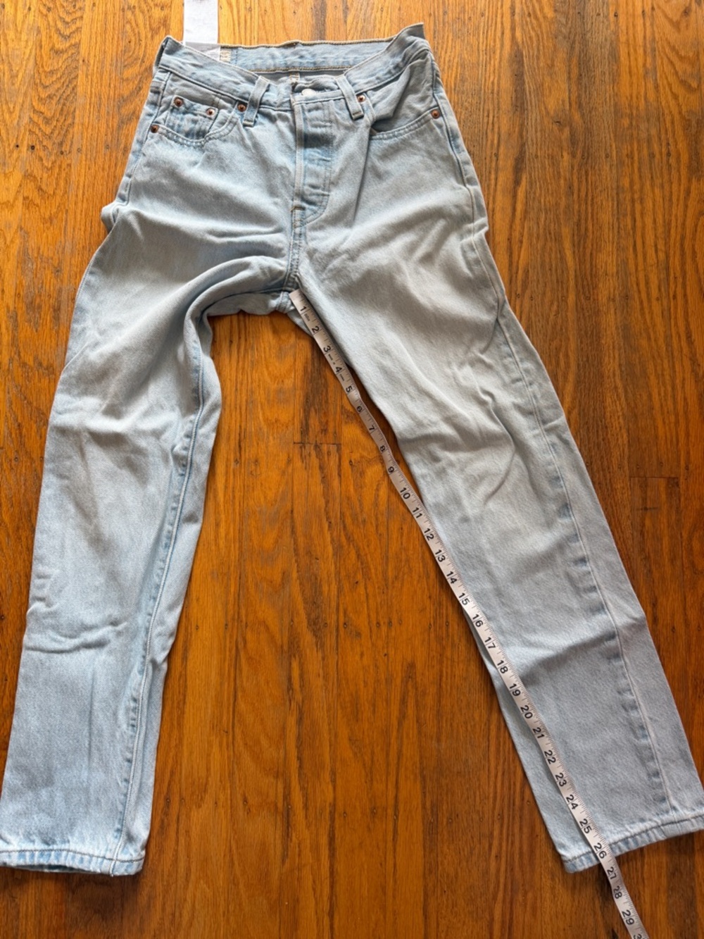 Levi's Light Blue Denim Jeans - Straight Fit